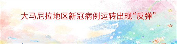 大马尼拉地区新冠病例运转出现“反弹”